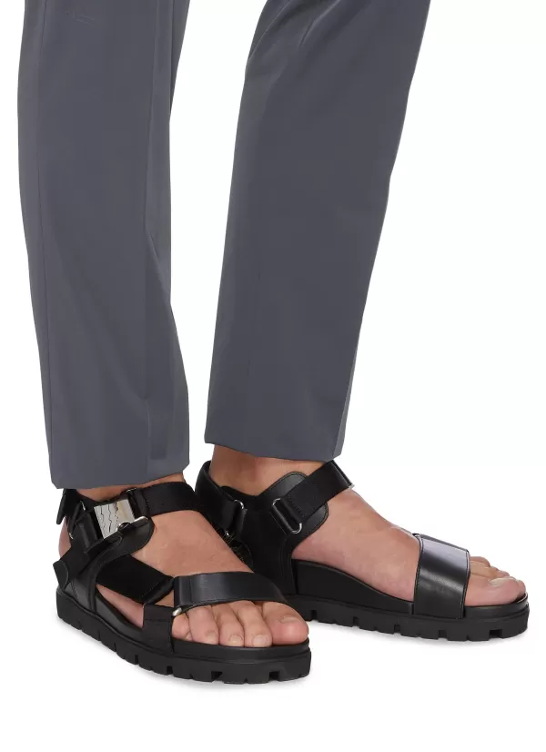 Sandals>PRADA Buckled Sandals