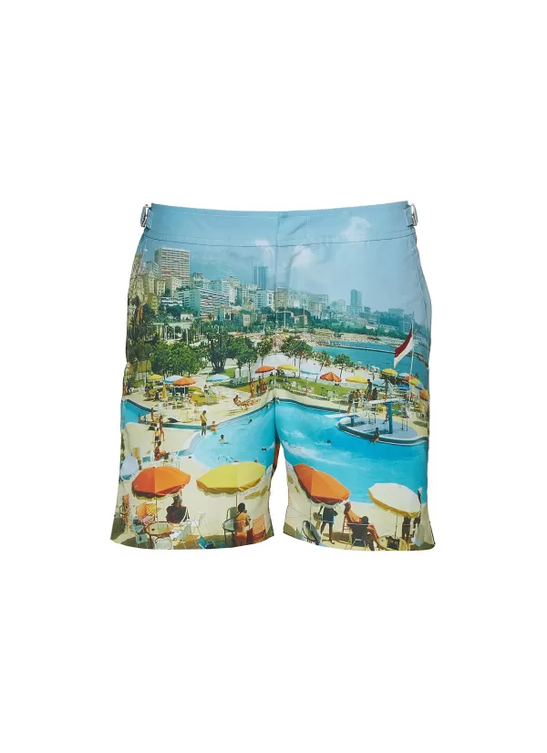 Swimwear>ORLEBAR BROWN Bulldog Monte Carlo Print Swim Shorts