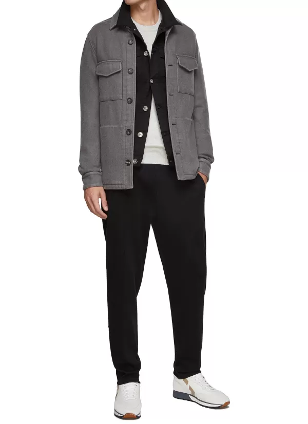 Jackets>BRUNELLO CUCINELLI Buttoned Denim Jacket