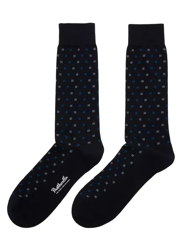 Socks>PANTHERELLA Byrd Egyptian Cotton Long Ankle Socks