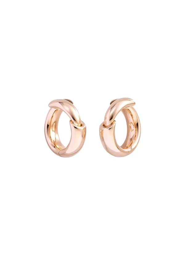 Fine Jewellery>VHERNIER Calla 18K Rose Gold Midi Earrings