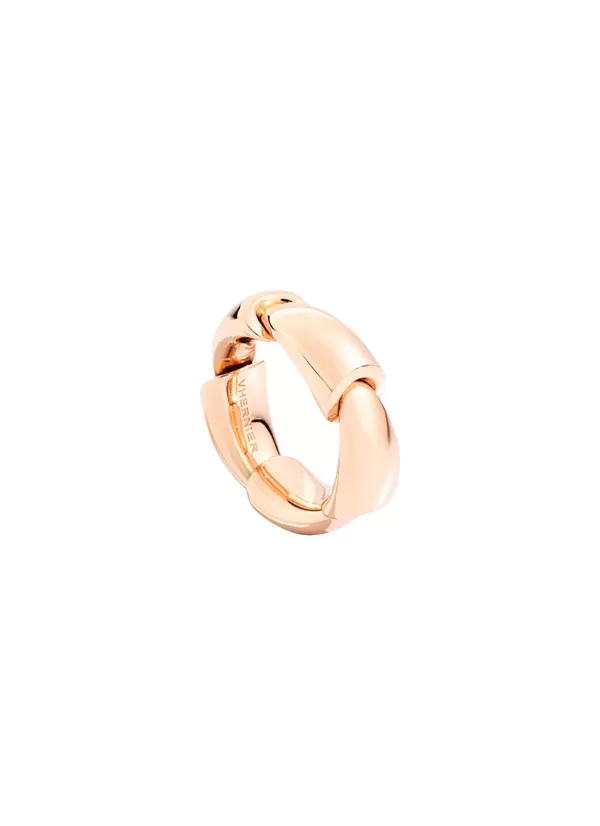 Fine Jewellery>VHERNIER Calla 18K Rose Gold Ring — Size 52