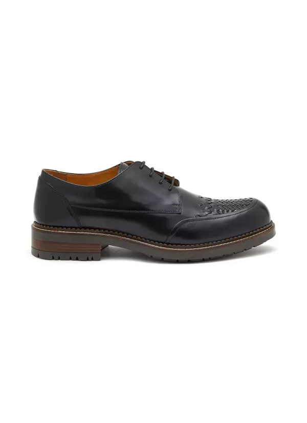 Formal Shoes>TESTONI Camogli Leather Derby Shoes