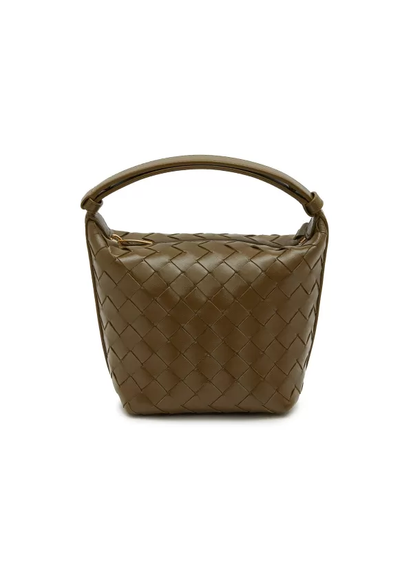 Clutch Bags>BOTTEGA VENETA Candy Wallace Leather Shoulder Bag