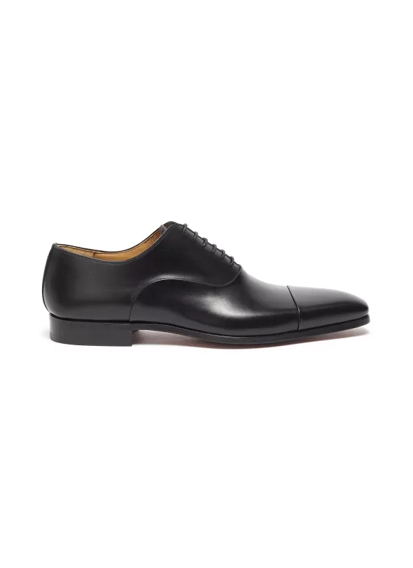 Formal Shoes>MAGNANNI Cap Toe 6-Eyelet Leather Oxford Shoes