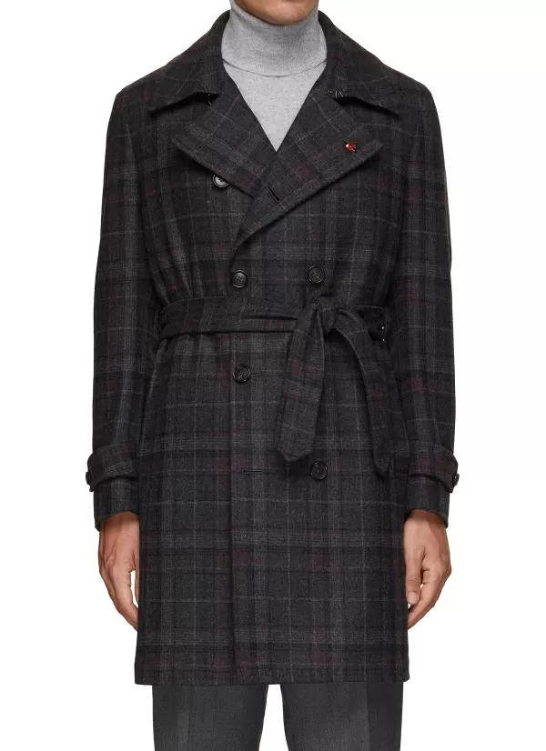 Coats>ISAIA Cappoti Classic Trench Coat