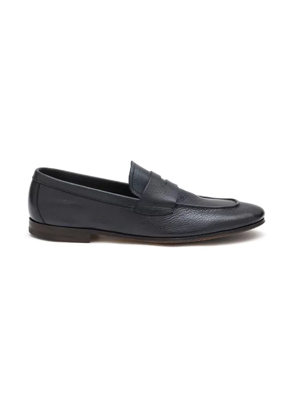 Flats>HENDERSON Capri Penny Leather Loafers