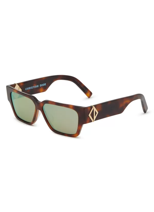 Eyewear>DIOR Cd Diamond S5F Square Acetate Sunglasses