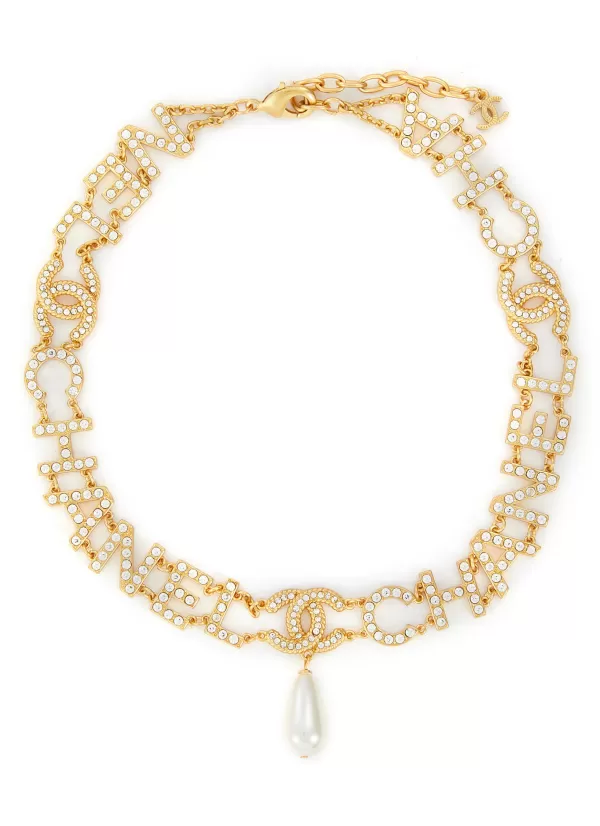 Vintage Accessories>* Chanel Gold Tone Necklace