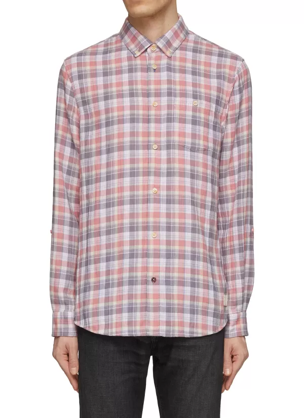 Shirts>SCOTCH & SODA Check Button Down Shirt