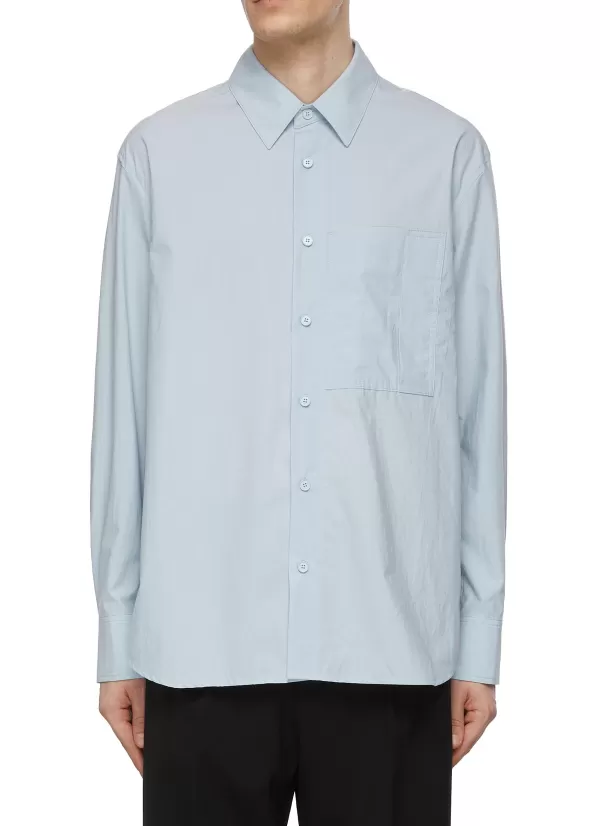 Shirts>SOLID HOMME Chest Pocket Shirt