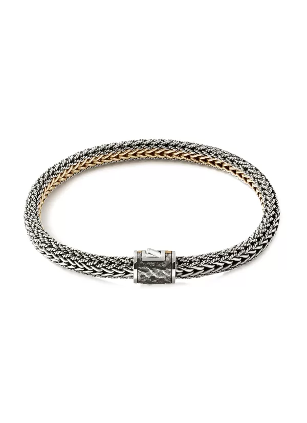 Fine Jewellery>JOHN HARDY Classic Chain 18K Gold & Silver Reversible Chain Bracelet — Size Ul