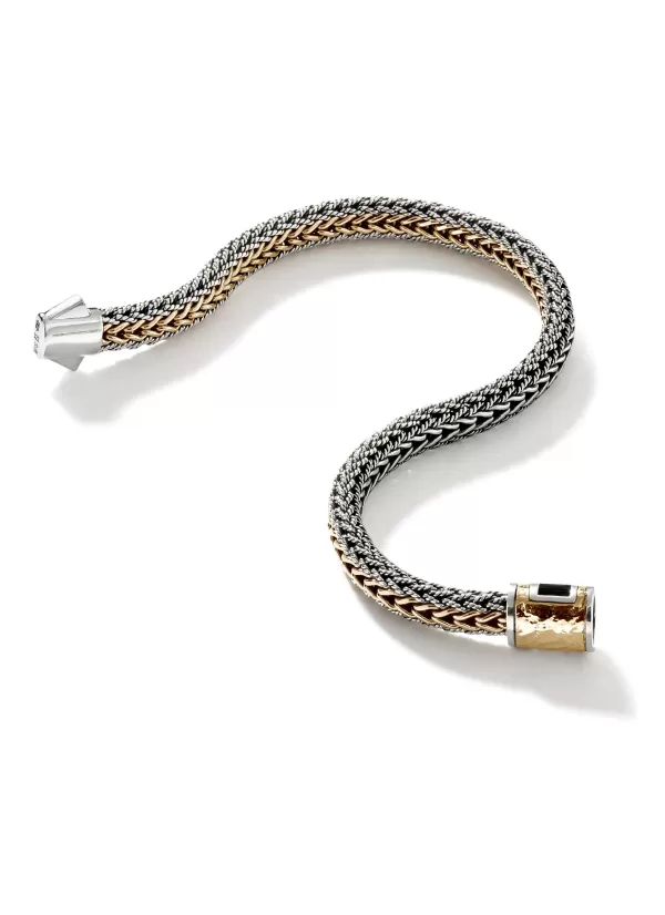 Fine Jewellery>JOHN HARDY Classic Chain 18K Gold & Silver Reversible Chain Bracelet — Size Ul
