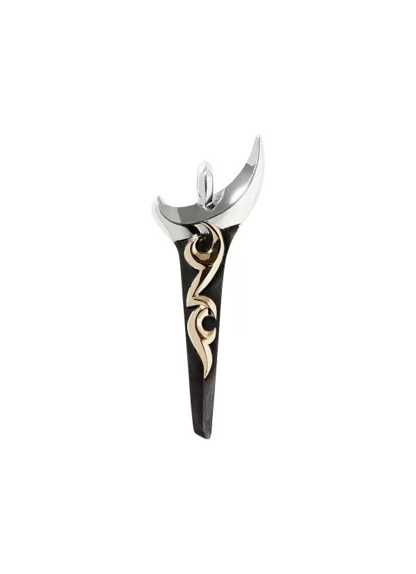 Fine Jewellery>JOHN HARDY Classic Chain 18K Gold Sterling Silver Keris Dagger Pendant