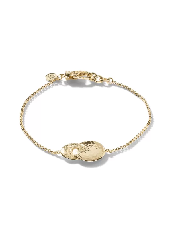 Fine Jewellery>JOHN HARDY Classic Chain Hammered 18K Gold Mandala Bracelet — Size Um