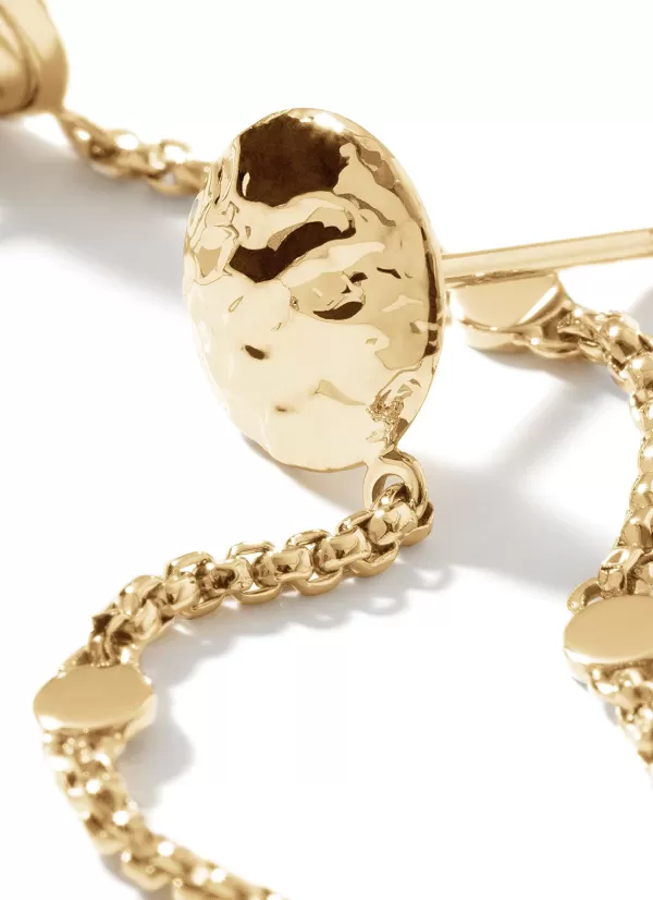 Fine Jewellery>JOHN HARDY Classic Chain Reticulated 18K Gold Drop Earrings