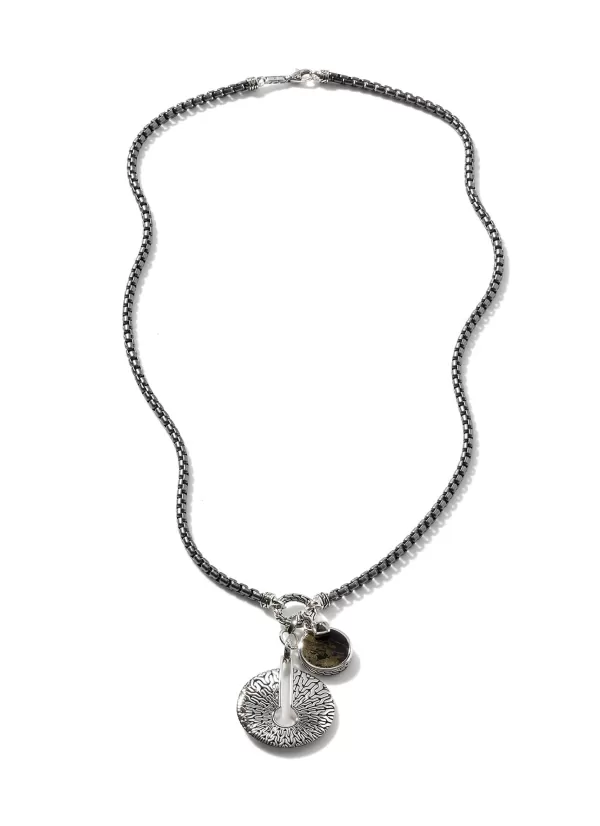 Fine Jewellery>JOHN HARDY Classic Chain Sterling Silver Amulet Keychain Pendant Necklace — Size 24