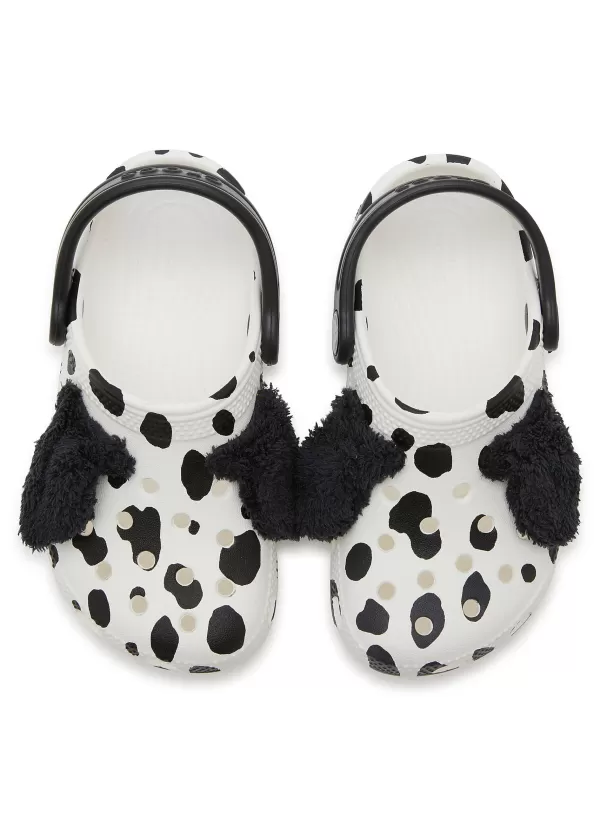 Shoes>CROCS KIDS Classic Clog Toddlers Dalmatian Print Sandals