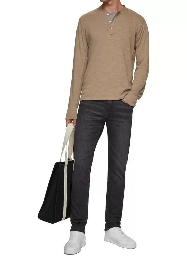 T-Shirts>RAG & BONE Classic Henley Shirt