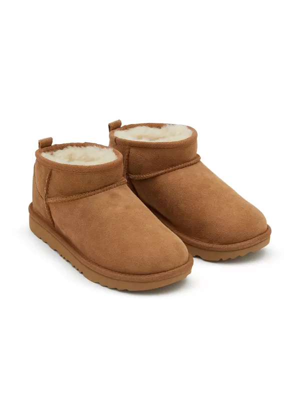 Shoes>UGG Classic Ultra Mini Kids Suede Boots