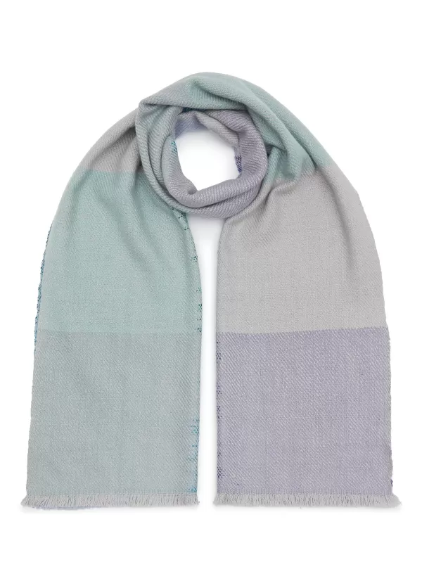 Scarves & Wraps>ME & K Colourblock Cashmere Scarf