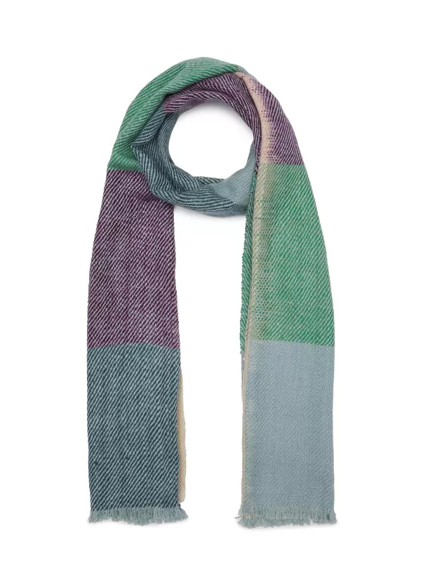 Scarves & Wraps>ME & K Colourblock Cashmere Scarf