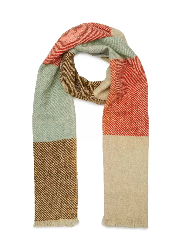 Scarves & Wraps>ME & K Colourblock Cashmere Scarf