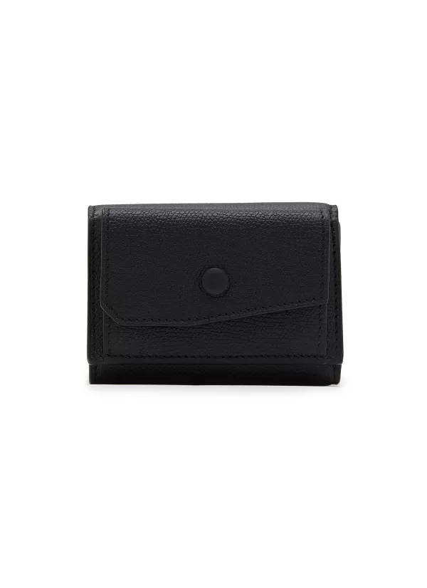 Small Leather Goods>VALEXTRA Compact Leather Wallet With Coin Purse