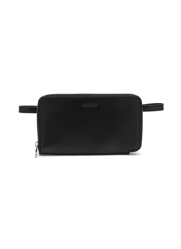 Small Leather Goods>LEMAIRE Continental Wallet With Strap