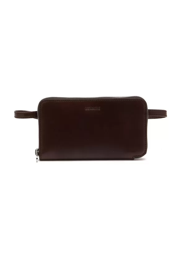 Small Leather Goods>LEMAIRE Continental Wallet With Strap