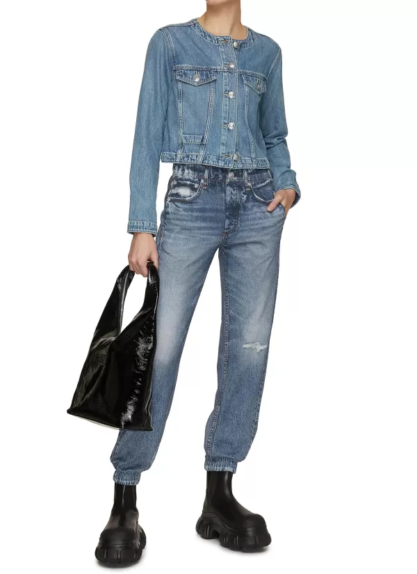 Jackets>RAG & BONE Cora Cropped Denim Jacket