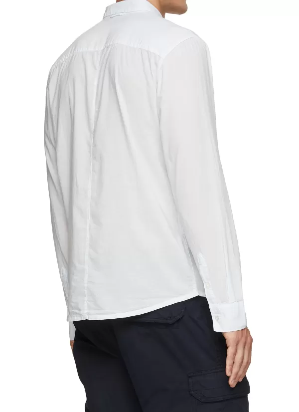 Shirts>JAMES PERSE Cotton Button-Up Shirt