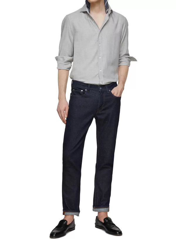 Shirts>BRUNELLO CUCINELLI Cotton Cashmere Blend Shirt