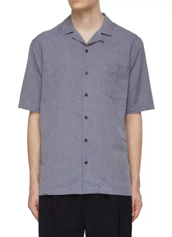 Shirts>SUNSPEL Cotton Linen Shirt