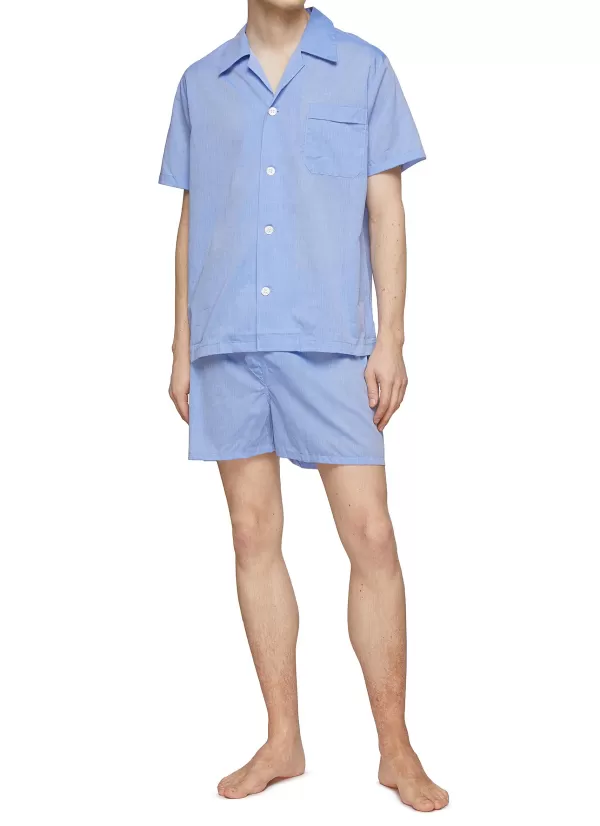 Underwear>DEREK ROSE Cotton Relaxed Pyjama Set