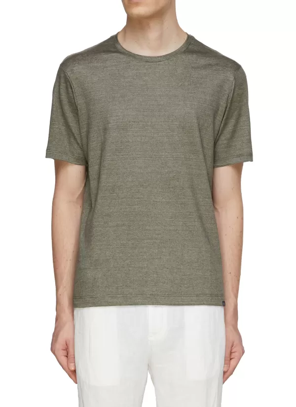 T-Shirts>PAUL & SHARK Cotton Silk Blend T-Shirt