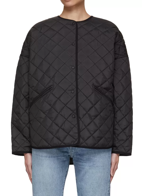 Jackets>TOTEME Crewneck Quilted Jacket