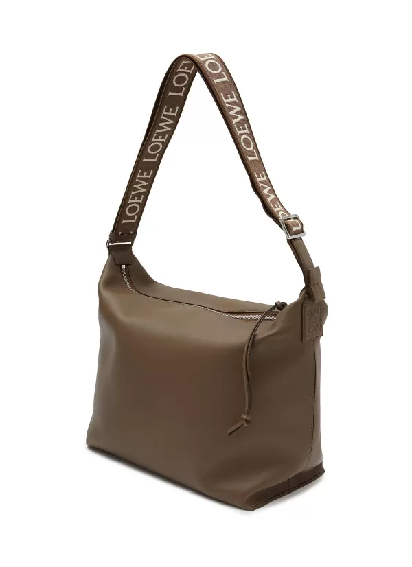 Crossbody>LOEWE Cubi Leather Crossbody Bag