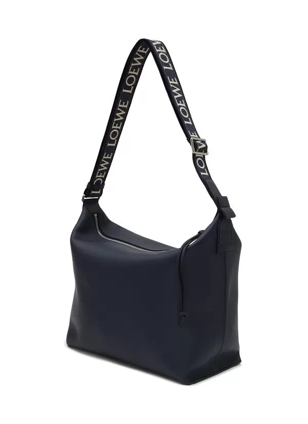 Crossbody>LOEWE Cubi Leather Crossbody Bag