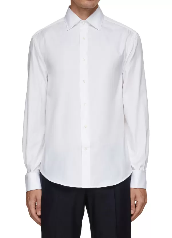 Shirts>BRUNELLO CUCINELLI Cuffed Evening Shirt