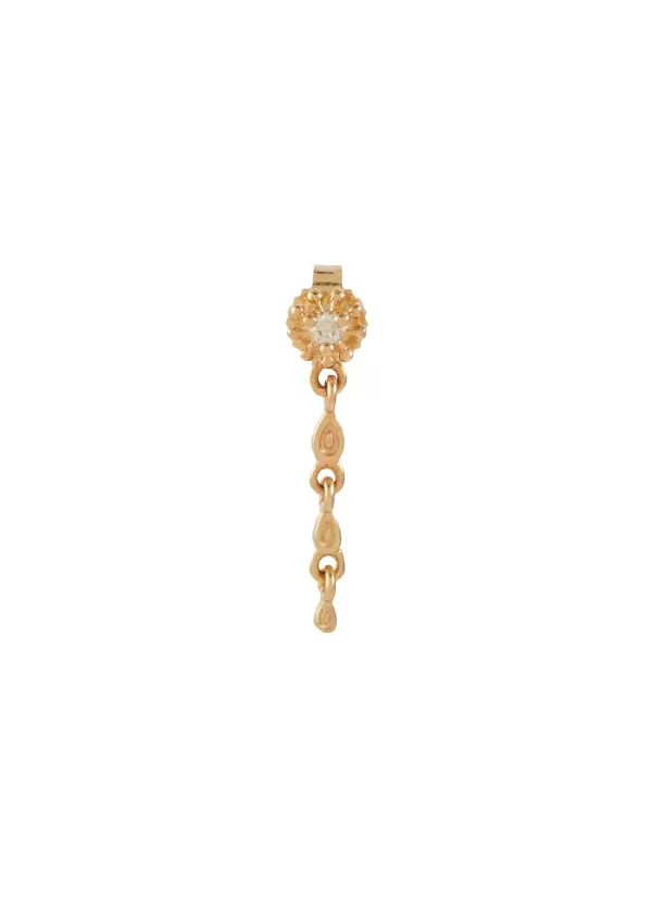 Fashion Jewellery>MÉTIER BY TOMFOOLERY Dala Droplet 9K Gold Diamond Single Earring