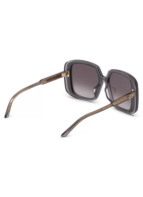 Eyewear>DIOR highlight S3F Acetate Square Frame Sunglasses