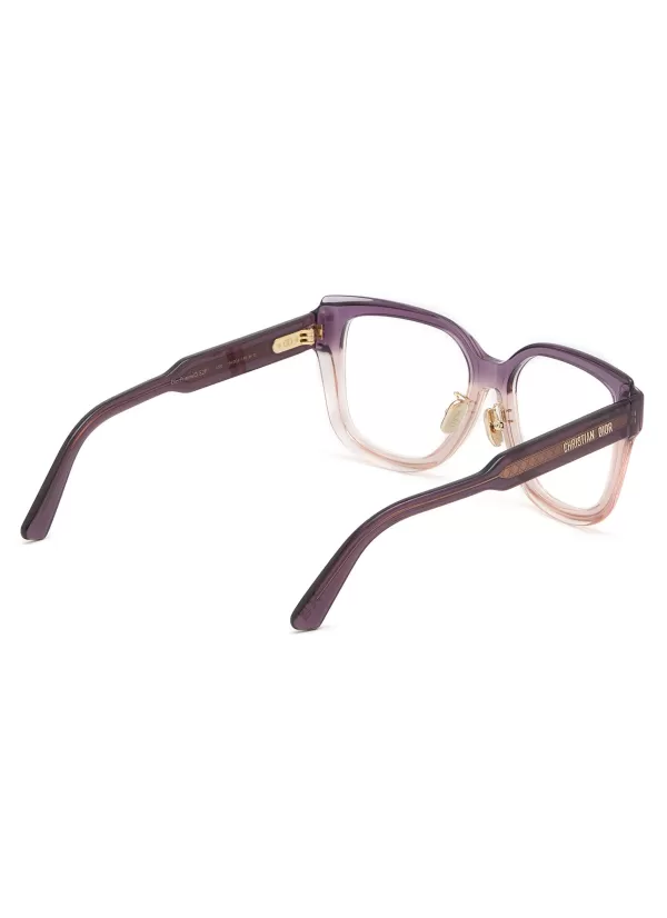 Eyewear>DIOR prismeo S2F Acetate Square Frame Optical Glasses