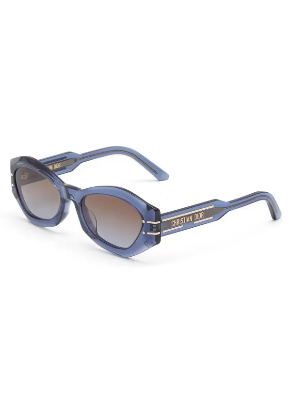 Eyewear>DIOR signature B1U Acetate Butterfly Sunglasses