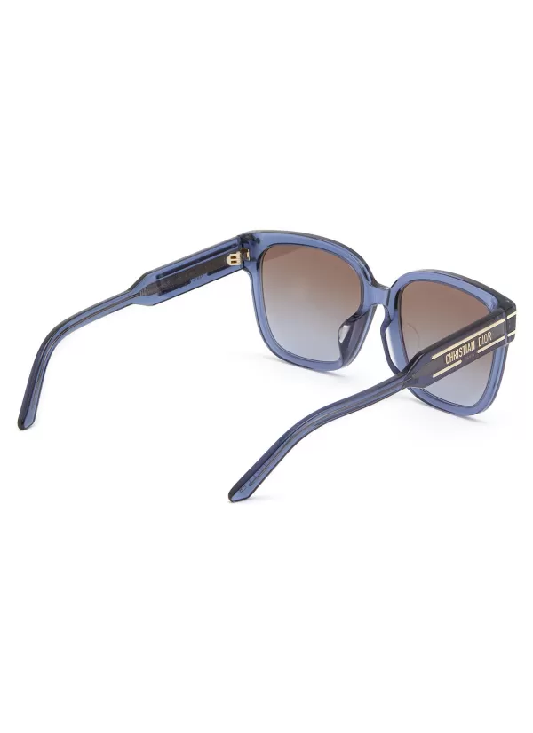 Eyewear>DIOR signature S7F Acetate Square Frame Sunglasses