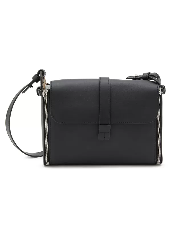 Crossbody>BONASTRE Dome Leather Crossbody Bag