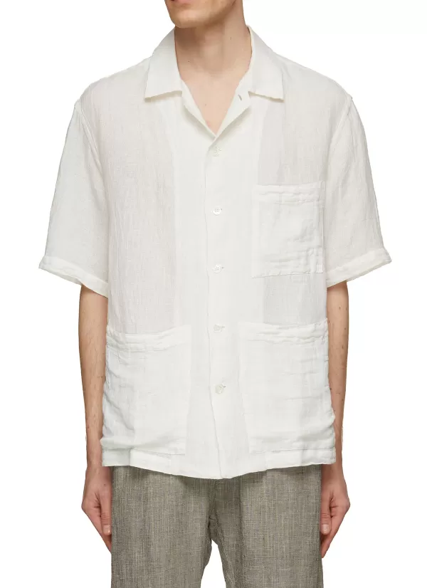 Shirts>BARENA Donde Cotton Linen Shirt