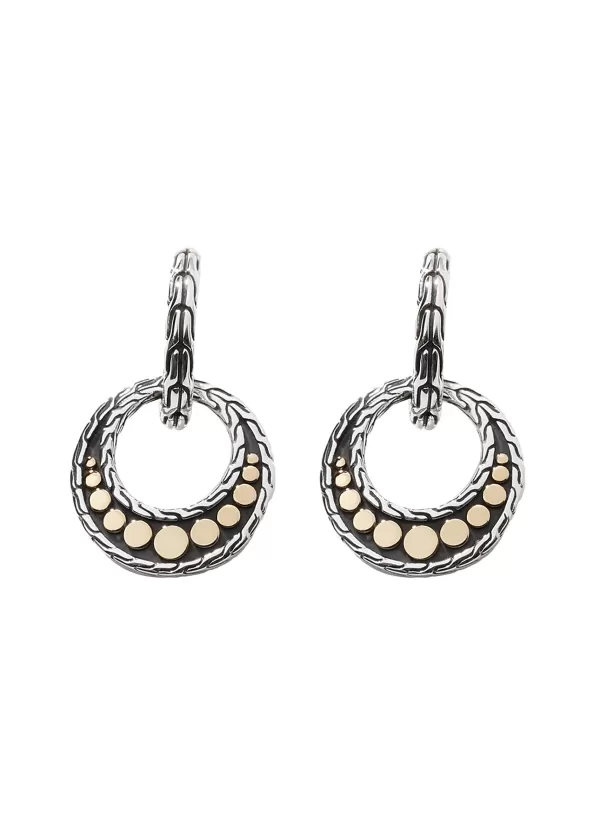 Fine Jewellery>JOHN HARDY Dot 18K Gold Sterling Silver Earrings