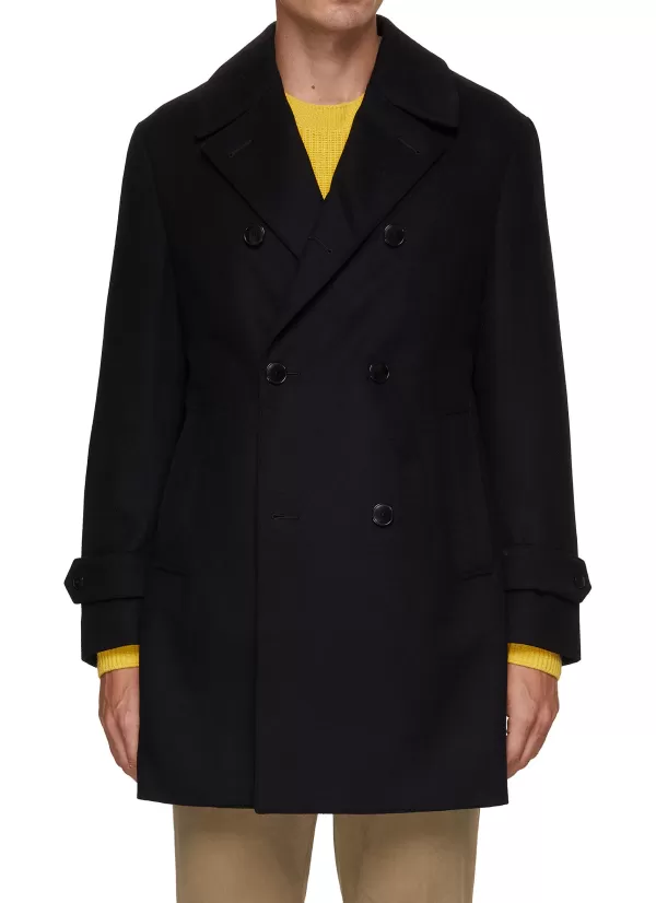 Coats>TOMORROWLAND Double Breasted Peak Lapel Coat