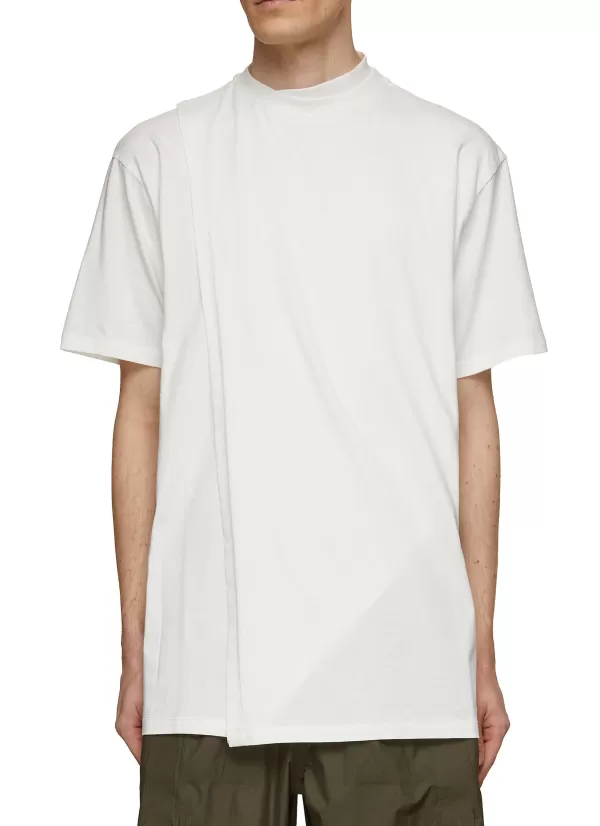 T-Shirts>MORDECAI Double Layer Cotton Jersey T-Shirt